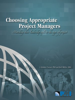 cover image of Choosing Appropriate Project Managers